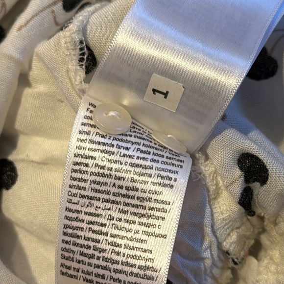 Villa Clothes Women’s 38 Midi Dress Waist Tie Cherries Deep V Wrap Chest - Picture 9 of 10